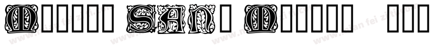 Morris Sans Medium字体转换